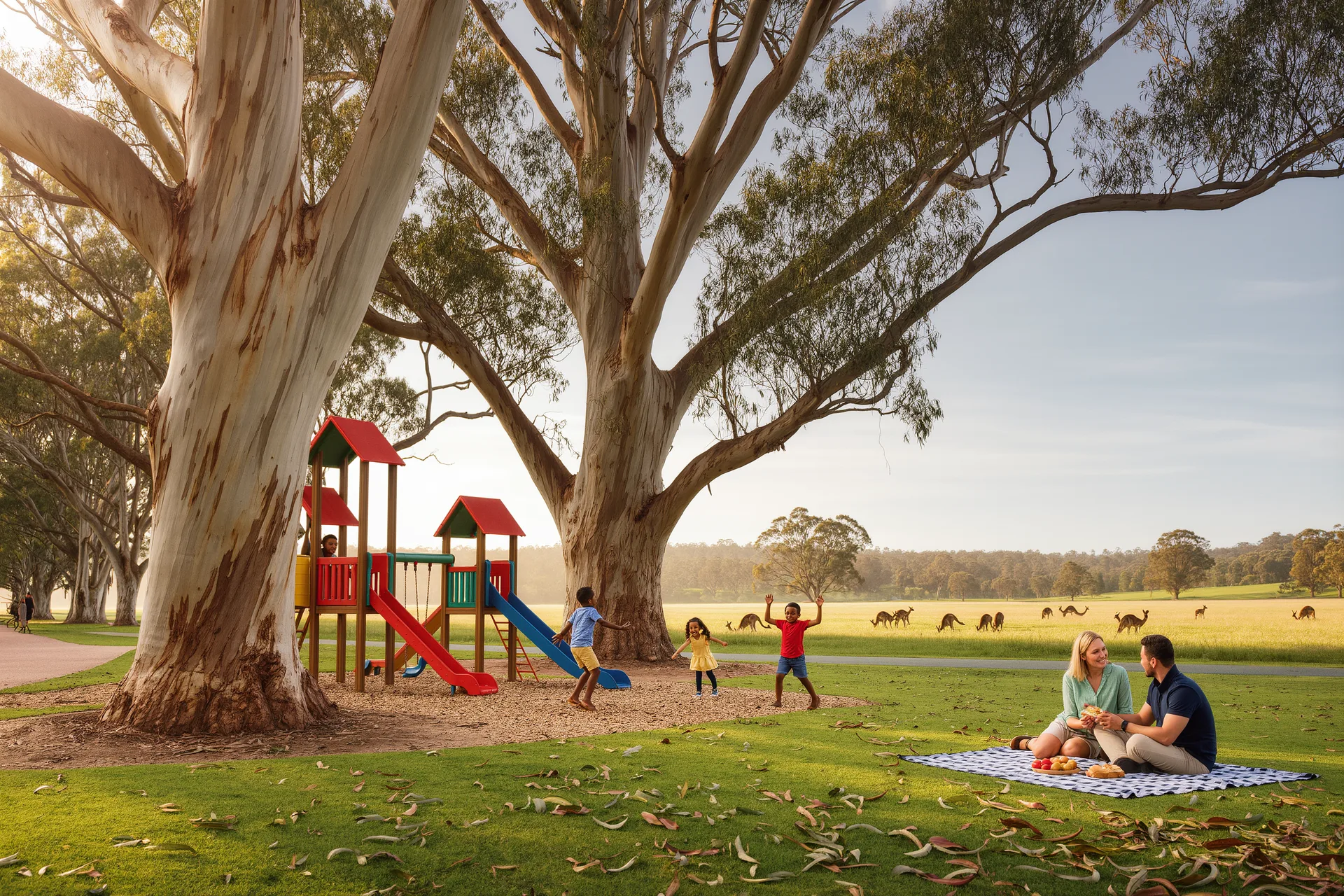 Playground and family recreation area